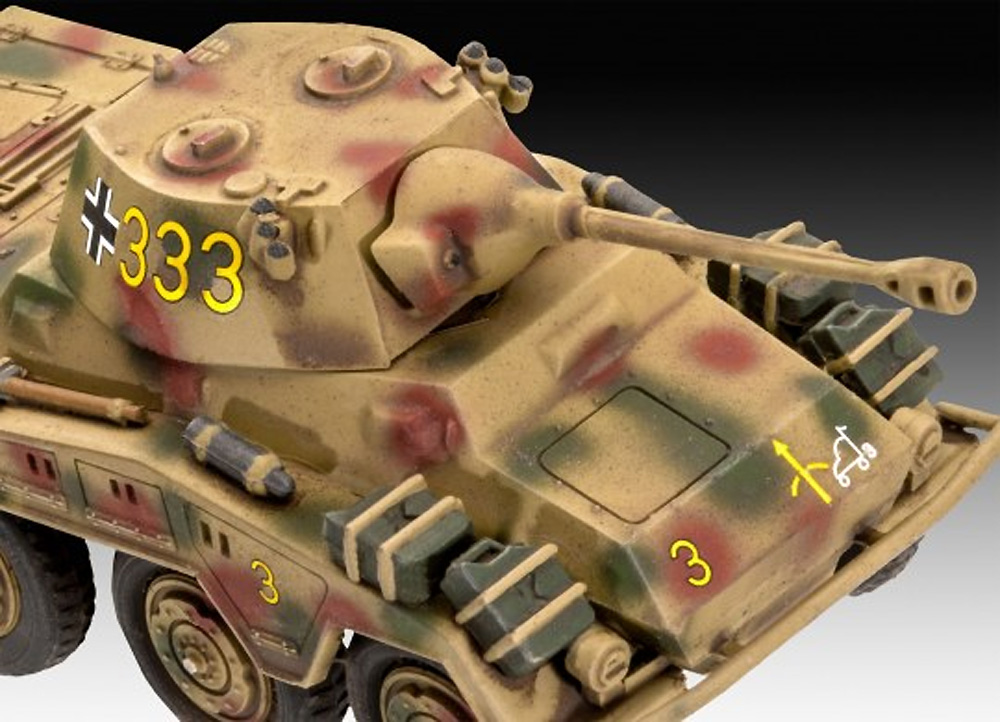 Sd.Kfz.234/2 プーマ (ファーストジオラマ) プラモデル (レベル 1/76 ミリタリー No.03298) 商品画像_3