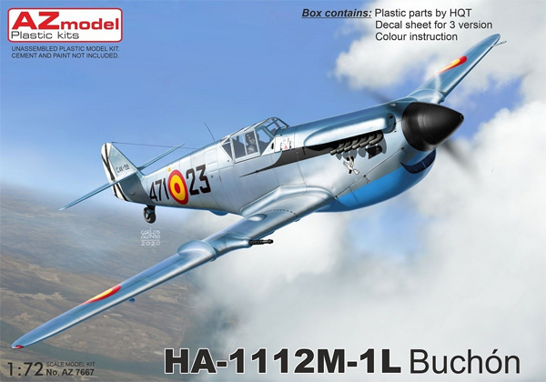 HA-1112M-1L ブチョン プラモデル (AZ model 1/72 エアクラフト プラモデル No.AZ7667) 商品画像