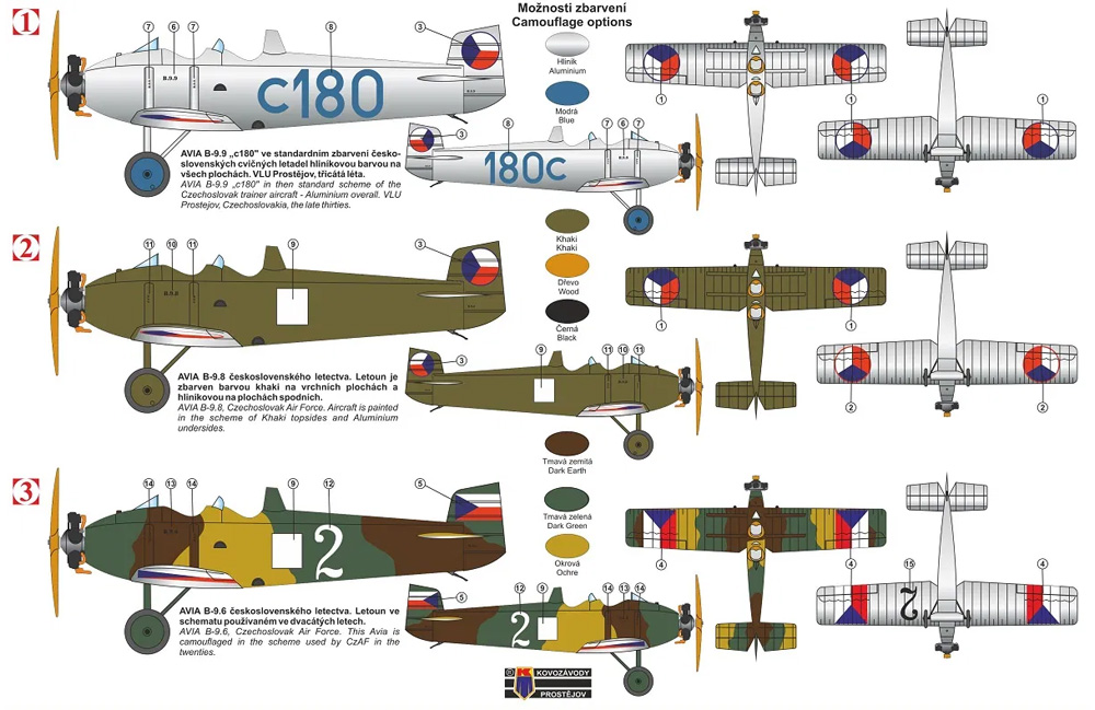 アビア BH-9 ボスカ プラモデル (KPモデル 1/48 エアクラフト プラモデル No.KPM4818) 商品画像_1