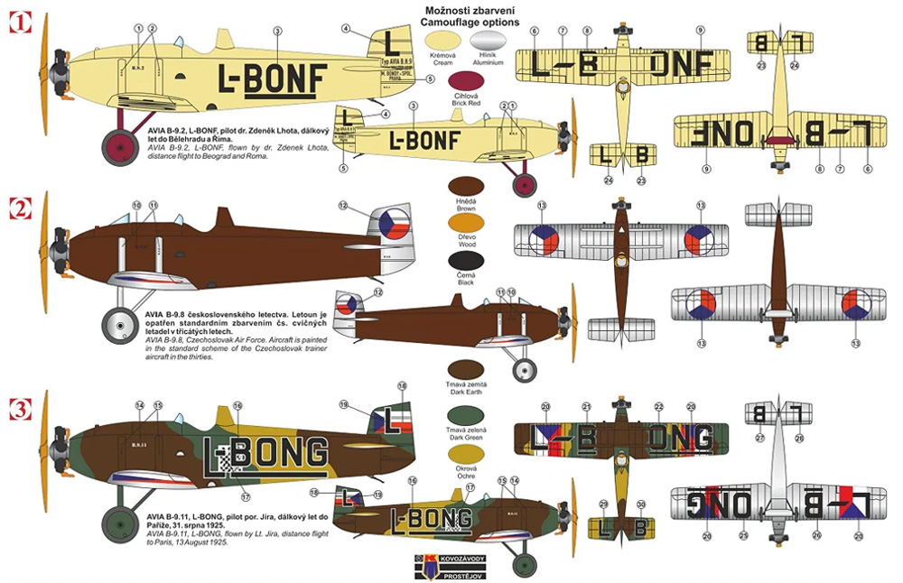 アビア BH-9 ボスカ 単座型 プラモデル (KPモデル 1/48 エアクラフト プラモデル No.KPM4819) 商品画像_1