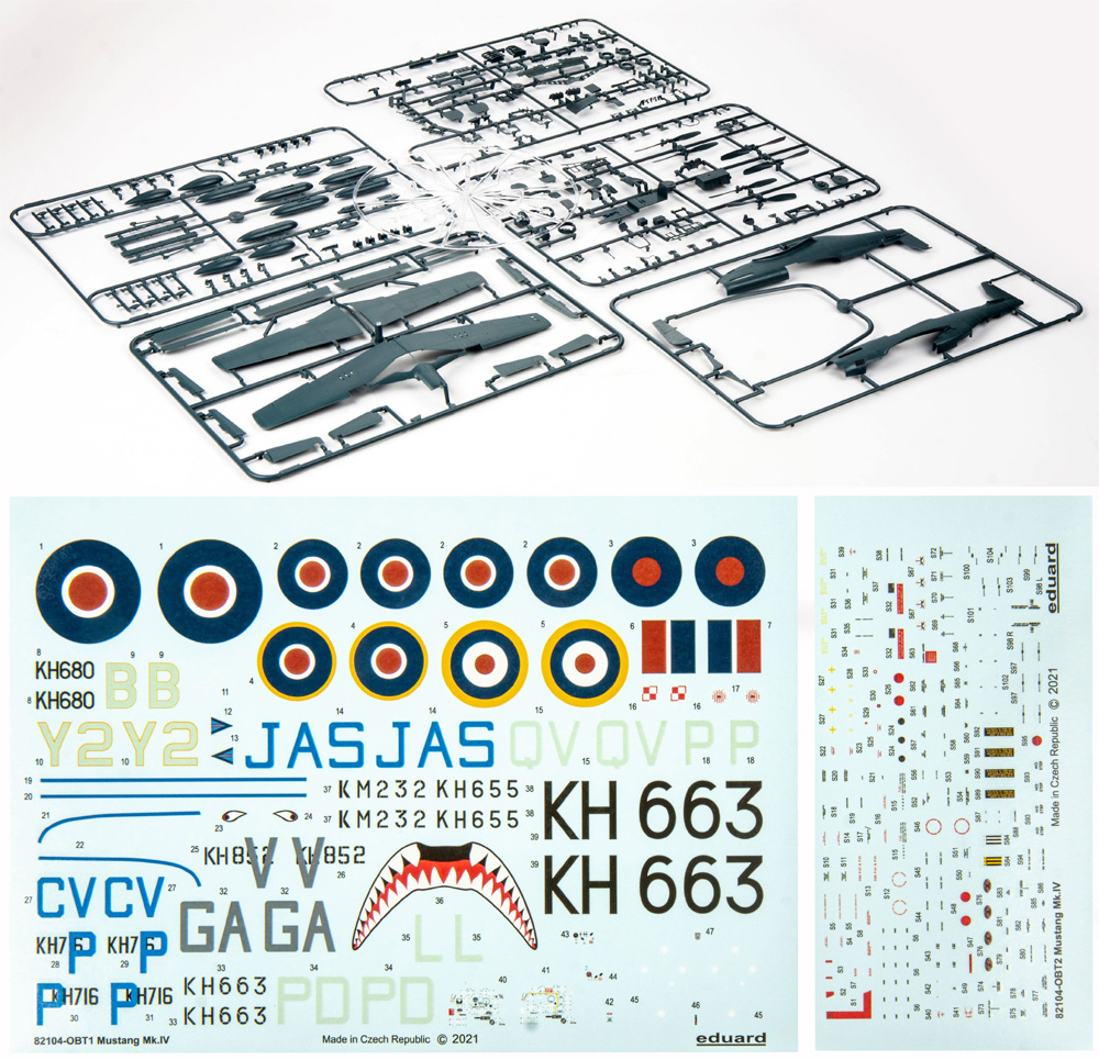 マスタング Mk.4 プラモデル (エデュアルド 1/48 プロフィパック No.82104) 商品画像_2