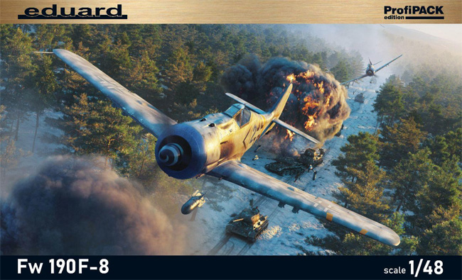 フォッケウルフ Fw190F-8 プラモデル (エデュアルド 1/48 プロフィパック No.82139) 商品画像