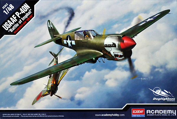 USAAF P-40N ウォーホーク バトル・オブ・インパール プラモデル (アカデミー 1/48 Aircrafts No.12341) 商品画像
