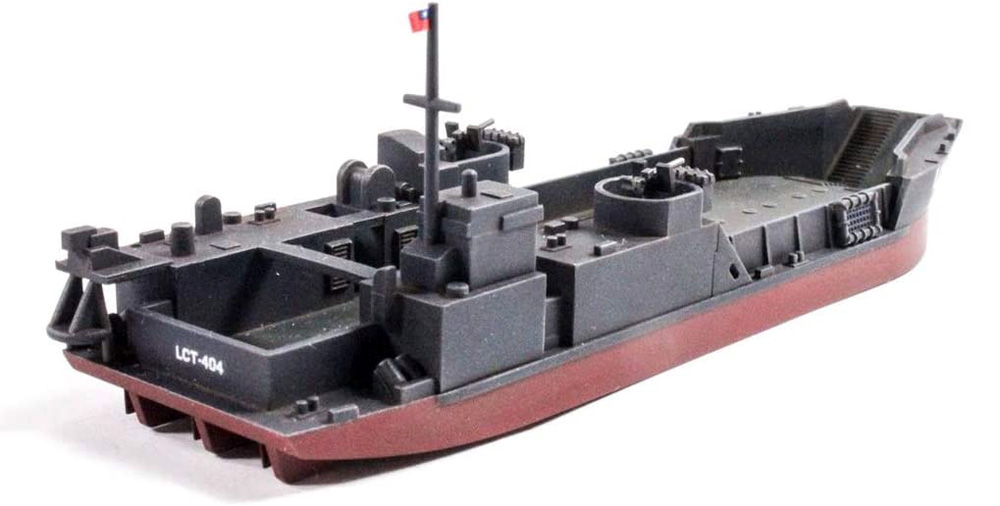 中華民國海軍 LCT Mk.6 戦車揚陸艦 & 揚陸車輌セット プラモデル (AFV CLUB 1/350 艦船モデル No.SE735S02) 商品画像_4