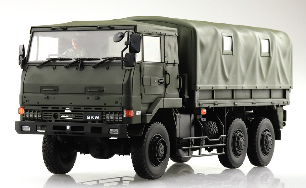 陸上自衛隊 3 1/2t トラック (ISUZU SKW-477) プラモデル (アオシマ 1/35 ミリタリーモデルキット No.001) 商品画像_3