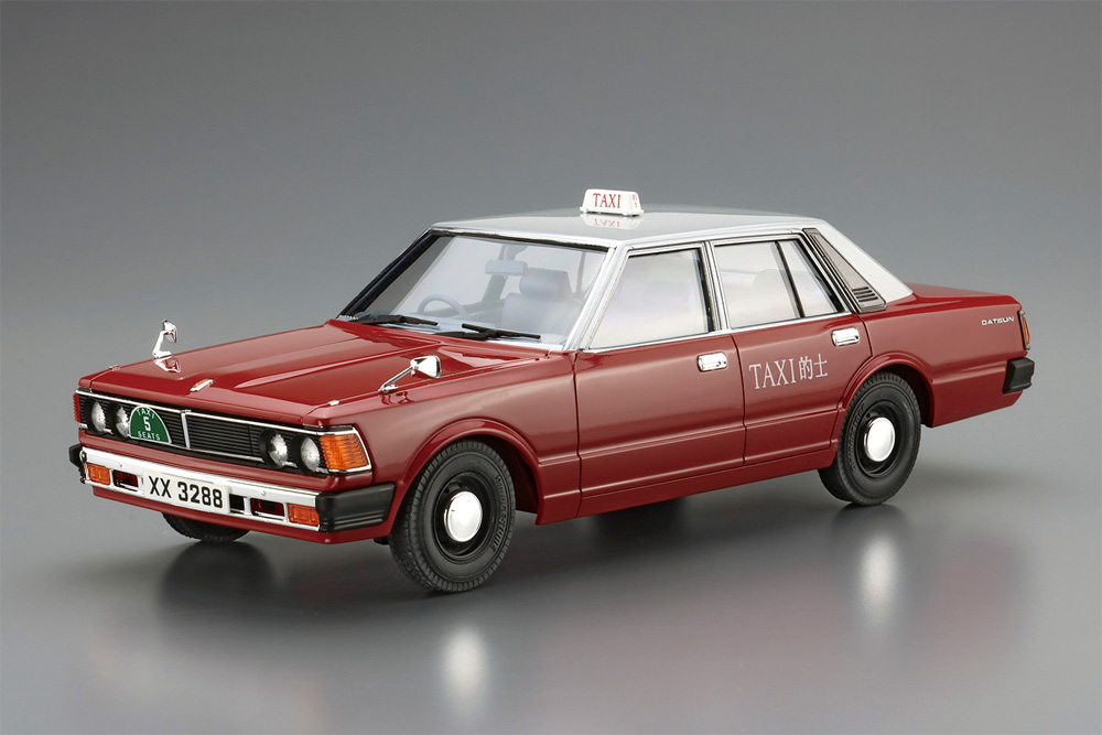 ダットサン 220C '79 香港的士 プラモデル (アオシマ 1/24 ザ・モデルカー No.SP001) 商品画像_2