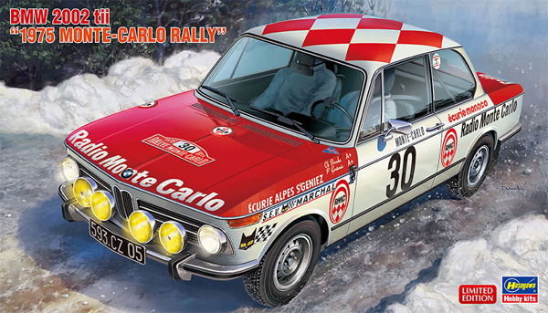 BMW 2002 tii 1975 モンテカルロ ラリー プラモデル (ハセガワ 1/24 自動車 限定生産 No.20516) 商品画像