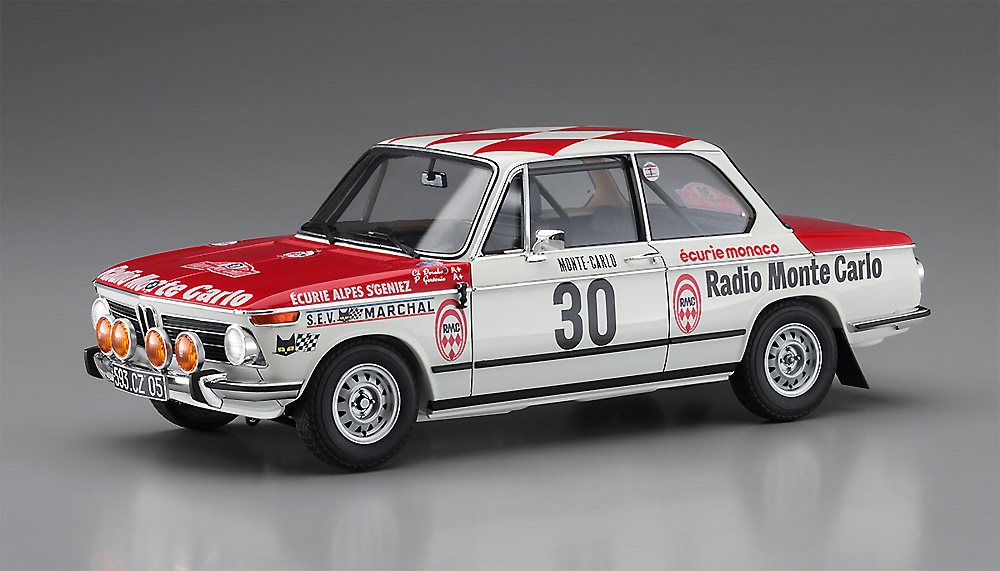 BMW 2002 tii 1975 モンテカルロ ラリー プラモデル (ハセガワ 1/24 自動車 限定生産 No.20516) 商品画像_2