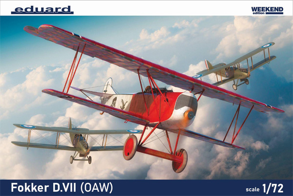 フォッカー D.7 (OAW) プラモデル (エデュアルド 1/72 ウィークエンド エディション No.7407) 商品画像