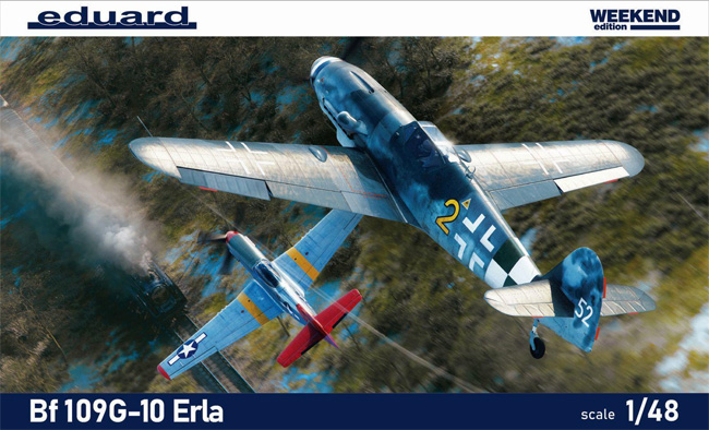 メッサーシュミット Bf109G-10 エルラ工場 プラモデル (エデュアルド 1/48 ウィークエンド エディション No.84174) 商品画像