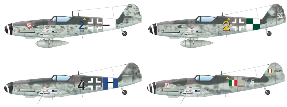 メッサーシュミット Bf109G-10 エルラ工場 プラモデル (エデュアルド 1/48 ウィークエンド エディション No.84174) 商品画像_4