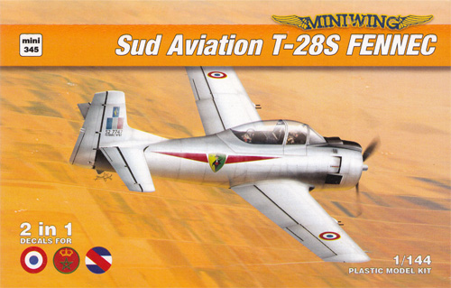 シュド・アビアシオン T-28S フェネック 2in1 プラモデル (ミニウイング 1/144 インジェクションキット No.mini345) 商品画像