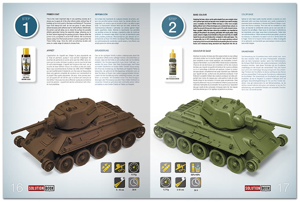 HOW TO PAINT 4BO GREEN VEHICLES 本 (アモ Solution Book (ソリューション ブック) No.A.MIG-6600) 商品画像_1