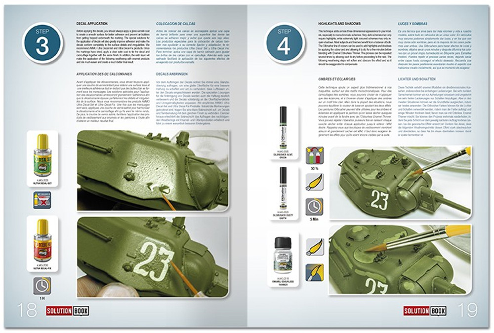 HOW TO PAINT 4BO GREEN VEHICLES 本 (アモ Solution Book (ソリューション ブック) No.A.MIG-6600) 商品画像_2