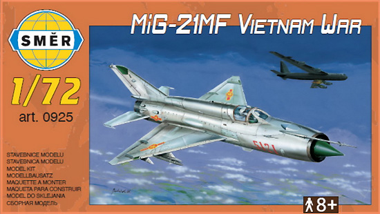 MiG-21MF ベトナム戦争 プラモデル (スメール 1/72 エアクラフト プラモデル No.0925) 商品画像