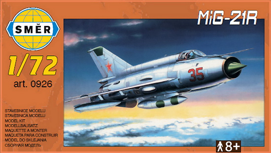 MiG-21R 偵察機 プラモデル (スメール 1/72 エアクラフト プラモデル No.0926) 商品画像