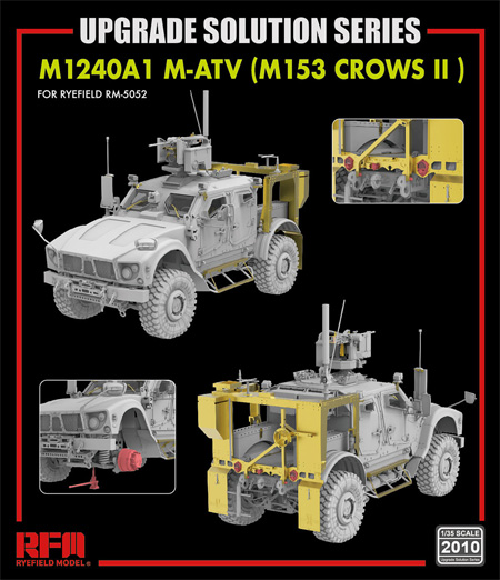 M1240A1 M-ATV w/M153 CROWS 2 グレードアップパーツセット (RM-5052用) エッチング (ライ フィールド モデル Upgrade Solution Series No.2010) 商品画像