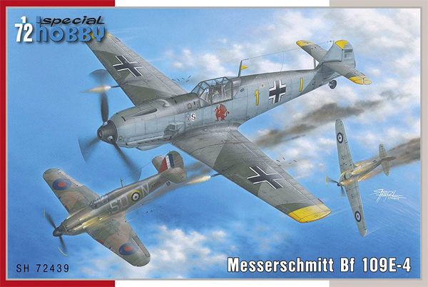 メッサーシュミット Bf109E-4 プラモデル (スペシャルホビー 1/72 エアクラフト プラモデル No.SH72439) 商品画像