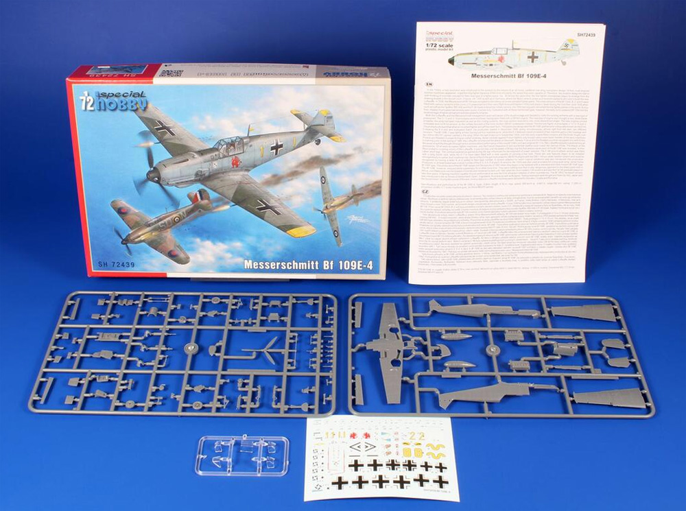 メッサーシュミット Bf109E-4 プラモデル (スペシャルホビー 1/72 エアクラフト プラモデル No.SH72439) 商品画像_1