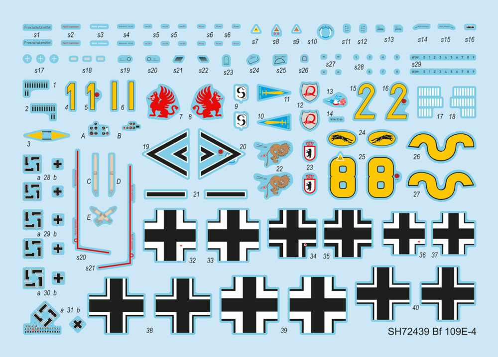 メッサーシュミット Bf109E-4 プラモデル (スペシャルホビー 1/72 エアクラフト プラモデル No.SH72439) 商品画像_2