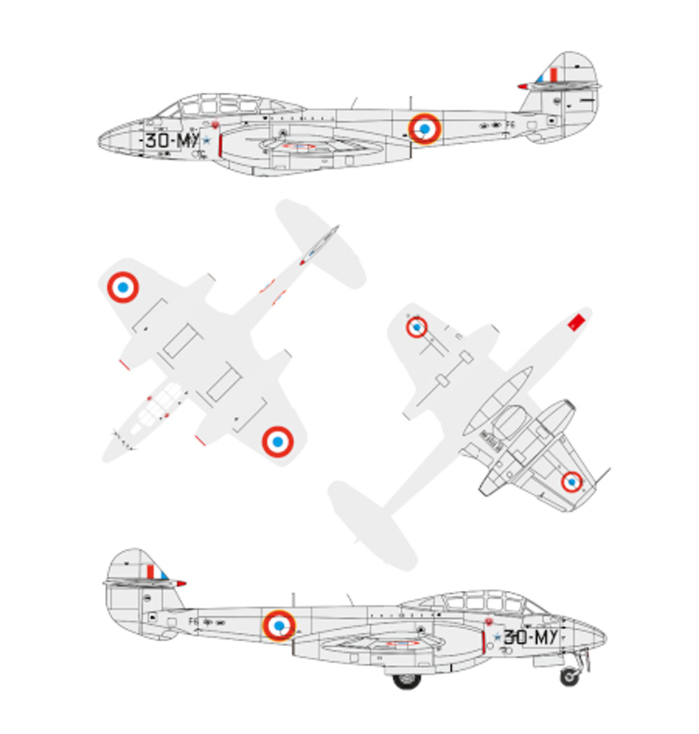 ミーティア T.Mk.7 プラモデル (アズール 1/72 航空機モデル No.FR0045) 商品画像_3