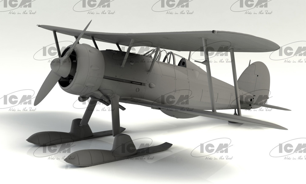 J-8 グラジエーター WW2 スウェーデン 戦闘機 プラモデル (ICM 1/32 エアクラフト No.32044) 商品画像_2