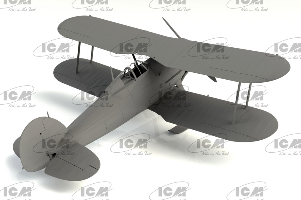 J-8 グラジエーター WW2 スウェーデン 戦闘機 プラモデル (ICM 1/32 エアクラフト No.32044) 商品画像_3