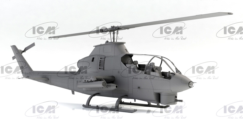 AH-1G コブラ 初期型 アメリカ 攻撃ヘリコプター プラモデル (ICM 1/32 エアクラフト No.32060) 商品画像_2