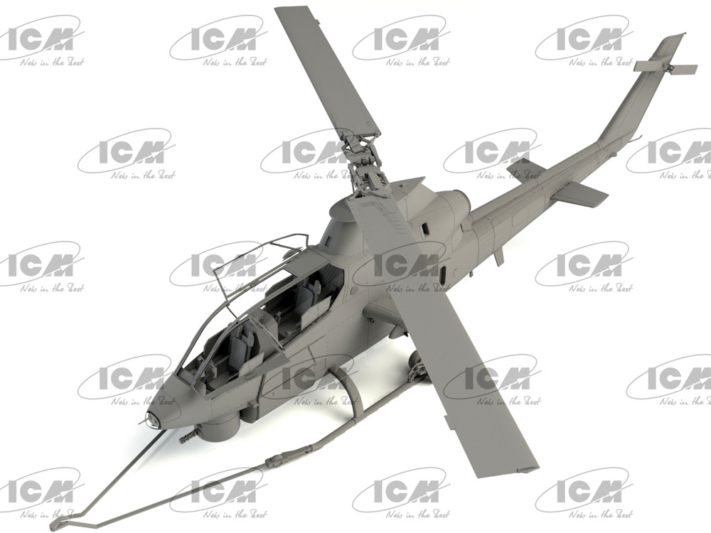 AH-1G コブラ 初期型 アメリカ 攻撃ヘリコプター プラモデル (ICM 1/32 エアクラフト No.32060) 商品画像_3