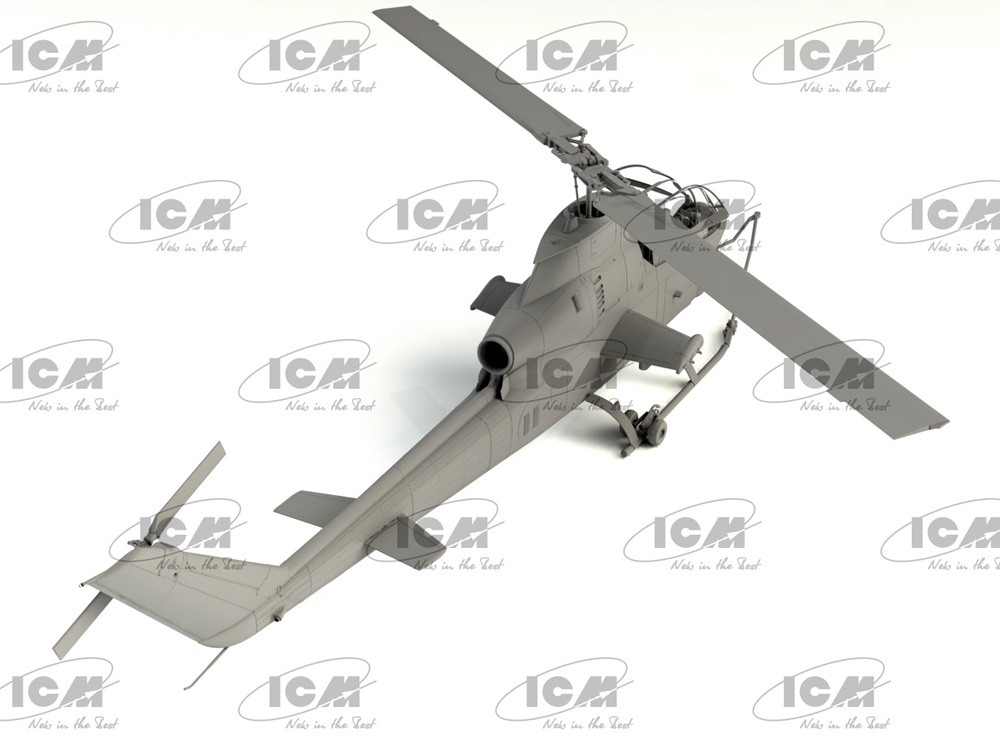 AH-1G コブラ 初期型 アメリカ 攻撃ヘリコプター プラモデル (ICM 1/32 エアクラフト No.32060) 商品画像_4