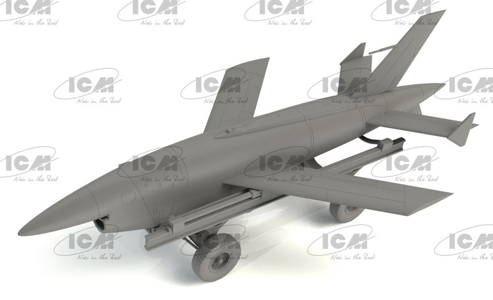 BQM-34A (Q-2C) ファイアビー w/トレーラー プラモデル (ICM 1/48 エアクラフト プラモデル No.48401) 商品画像_2