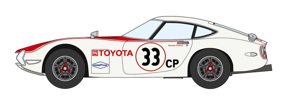 トヨタ 2000GT 1968 SCCA スポーツカーレース プラモデル (ハセガワ 1/24 自動車 限定生産 No.20520) 商品画像_2