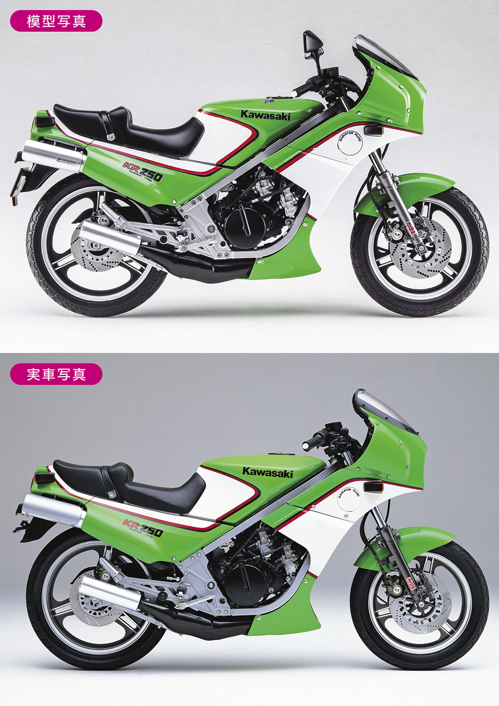 カワサキ KR250 (KR250A) 1984 プラモデル (ハセガワ 1/12 バイクシリーズ No.BK-012) 商品画像_3