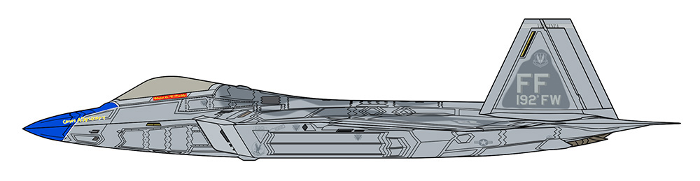 F-22 ラプター ブルーノーズ ディテールアップバージョン プラモデル (ハセガワ 1/48 飛行機 SPシリーズ No.SP493) 商品画像_3