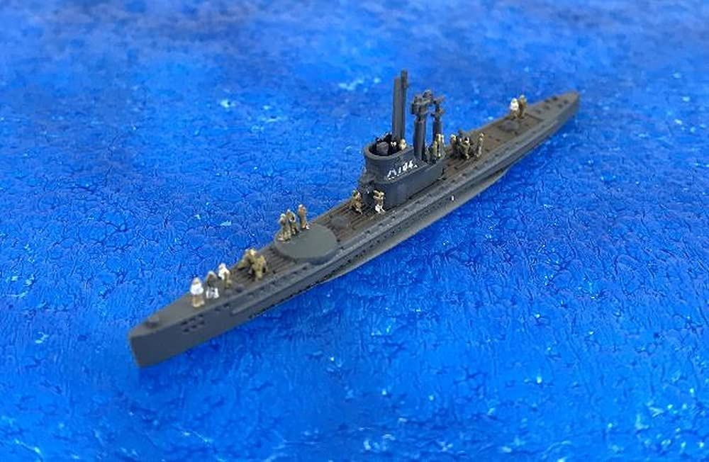 日本海軍 小型輸送潜水艦 波 104 w/水兵フィギュア 300体 レジン (ビーバー・コーポレーション 1/700 ビーバー オリジナルキット No.BELF70001) 商品画像_3