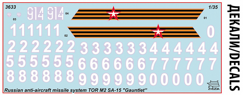ロシア地対空ミサイルシステム トール-M2 SA-15 ガントレット プラモデル (ズベズダ 1/35 ミリタリー No.3633) 商品画像_1