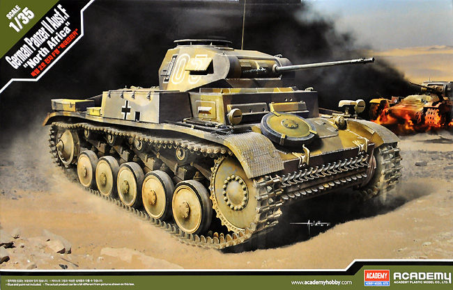 ドイツ 2号戦車F型 北アフリカ戦線 プラモデル (アカデミー 1/35 Armors No.13535) 商品画像