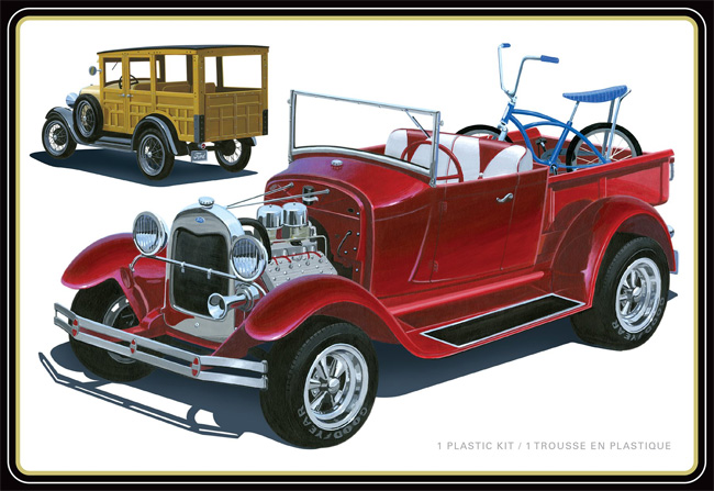 1929 フォード モデルA ウッディー ピックアップ プラモデル (amt 1/25 カーモデル No.AMT1269M/12) 商品画像