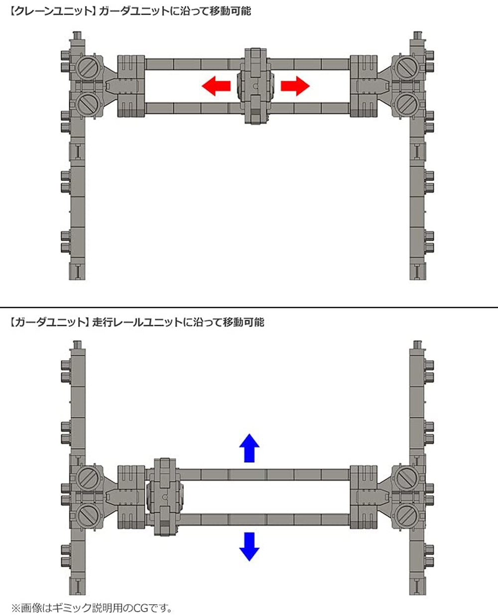 ブロックベース 05 クレーンオプション プラモデル (コトブキヤ ヘキサギア ブロックベース No.HG096) 商品画像_3