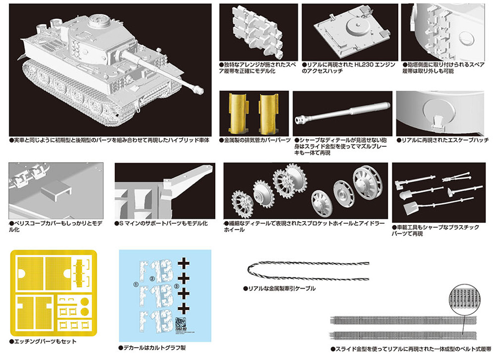 Sd.Kfz.181 ティーガー 1 フェールマン戦隊 プラモデル (ドラゴン 1/72 ARMOR PRO (アーマープロ) No.7368) 商品画像_1