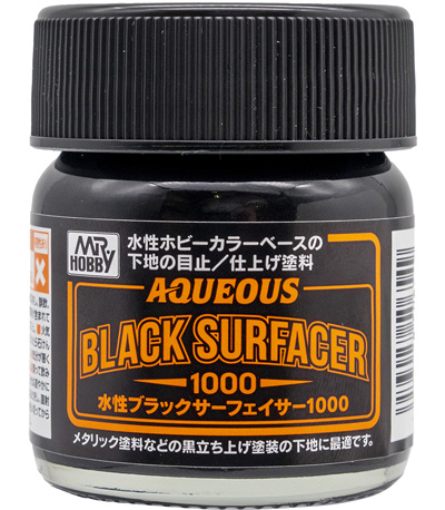 水性ブラックサーフェイサー 1000 下地剤 (GSIクレオス Mr.サーフェイサー No.HSF003) 商品画像