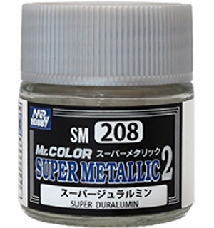 スーパージュラルミン 塗料 (GSIクレオス Mr.カラースーパーメタリック 2 No.SM208) 商品画像