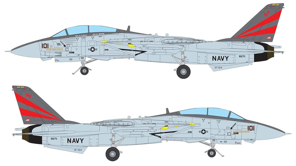 アメリカ海軍 F-14A トムキャット VF-154 ブラックナイツ プラモデル (童友社 凄！ プラモデル No.72-TOM-2) 商品画像_4