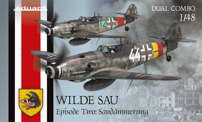 ヴィルデザウ エピソード 2 夜明け メッサーシュミット BF109G-10＆G-14/AS デュアルコンボ プラモデル (エデュアルド 1/48 リミテッドエディション No.11148) 商品画像