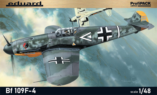 メッサーシュミット Bf109F-4 プラモデル (エデュアルド 1/48 プロフィパック No.82114) 商品画像