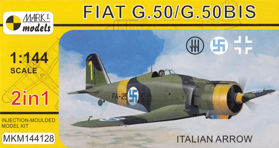 フィアット G.50/G.50bis イタリアンアロー 2in1 プラモデル (MARK 1 MARK 1 models No.MKM144128) 商品画像