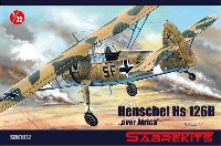 セイバーキッツ 1/72 プラスチックモデル ハインケル Hs126B アフリカ上空