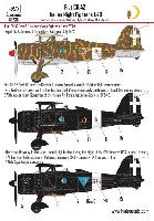 フィアット CR.42 イタリア 夜間戦闘機 デカール