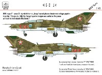 MiG-21UM ハンガリー空軍 #5091 デカール