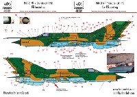 MiG-21MF/Bis データーステンシル デカール